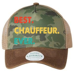 Chauffeur Profession Retro Best Chauffeur Ever Legacy Tie Dye Trucker Hat