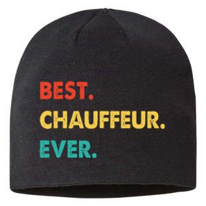 Chauffeur Profession Retro Best Chauffeur Ever Sustainable Beanie