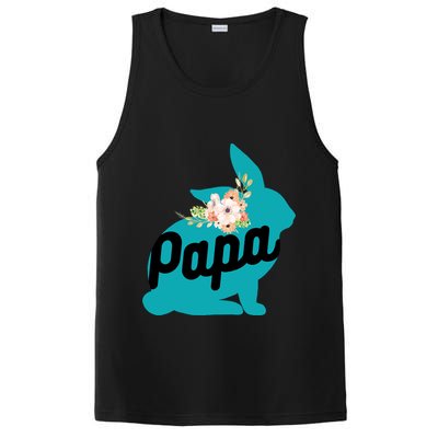Cute Papa Rabbit Bunny Cool Gift Designs For Pregnancy Gift Meaningful Gift PosiCharge Competitor Tank