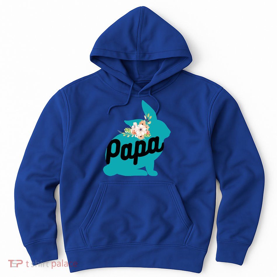 Cute Papa Rabbit Bunny Cool Gift Designs For Pregnancy Gift Meaningful Gift Hoodie