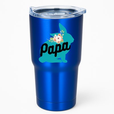 Cute Papa Rabbit Bunny Cool Gift Designs For Pregnancy Gift Meaningful Gift Tumbler