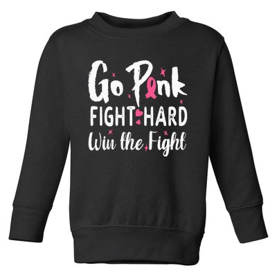 cute pink ribbon breast cancer awareness Toddler Sweatshirt