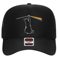 Cat Prism Rainbow Light Funny Physics Science Spectral Cat Hat