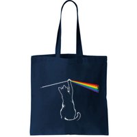 Cat Prism Rainbow Light Funny Physics Science Spectral Cat Bag