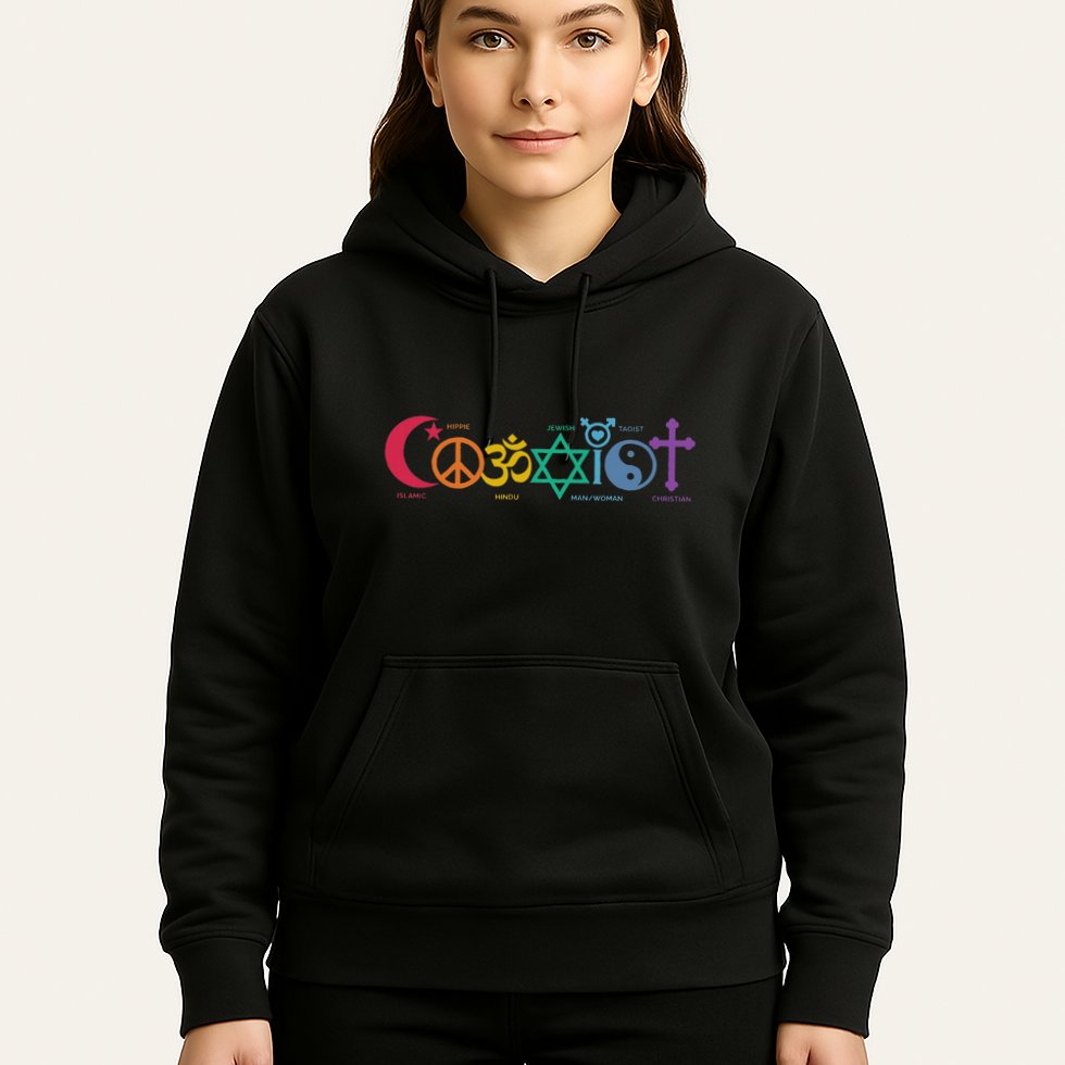 Coexist Peace Religion Equality Rights Humanity Spirituality Hoodie