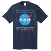 Cool Pixle S.A.N.T.A Take Off Holiday Christmas Sweater Tall T-Shirt