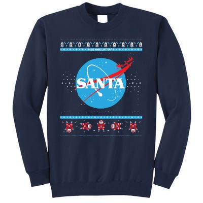 Cool Pixle S.A.N.T.A Take Off Holiday Christmas Sweater Tall Sweatshirt