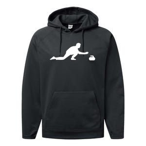 Curling Patent Stone Performance Fleece Hoodie