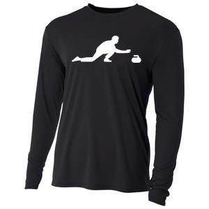 Curling Patent Stone Cooling Performance Long Sleeve Crew