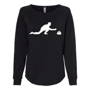 Curling Patent Stone Womens California Wash Sweatshirt