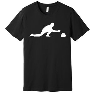 Curling Patent Stone Premium T-Shirt