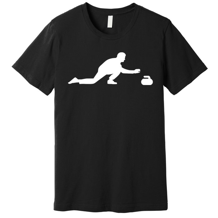 Curling Patent Stone Premium T-Shirt