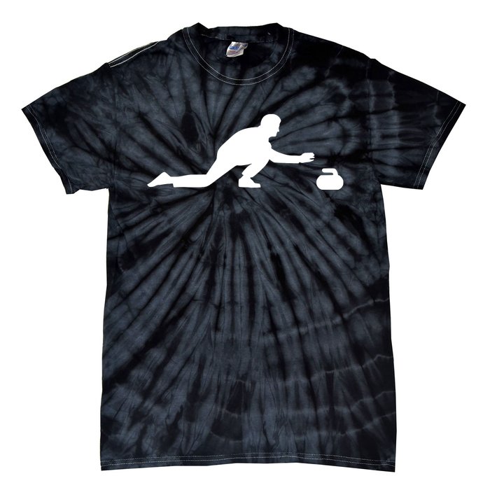 Curling Patent Stone Tie-Dye T-Shirt