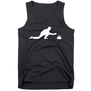 Curling Patent Stone Tank Top