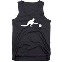 Curling Patent Stone Tank Top