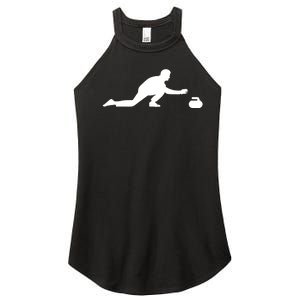 Curling Patent Stone Women's Perfect Tri Rocker Tank