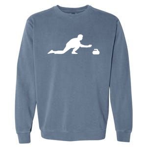 Curling Patent Stone Garment-Dyed Sweatshirt