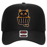 Cat Puncake Shirts Funny Lazy Halloween Costume Cat Lovers High Crown Mesh Back Trucker Hat