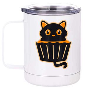 Cat Puncake Shirts Funny Lazy Halloween Costume Cat Lovers 12 oz Stainless Steel Tumbler Cup