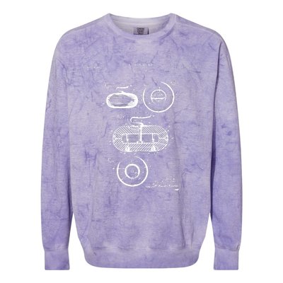 Curling Patent Stone Colorblast Crewneck Sweatshirt