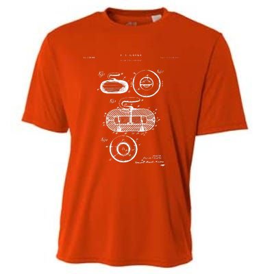 Curling Patent Stone Cooling Performance Crew T-Shirt