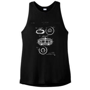 Curling Patent Stone Ladies PosiCharge Tri-Blend Wicking Tank