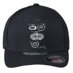 Curling Patent Stone Flexfit Unipanel Trucker Cap