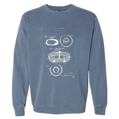 Curling Patent Stone Garment-Dyed Sweatshirt