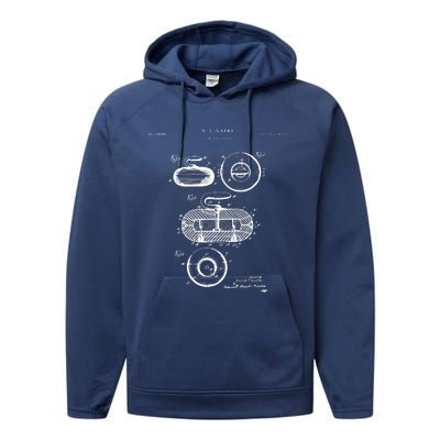 Curling Patent Stone Performance Fleece Hoodie