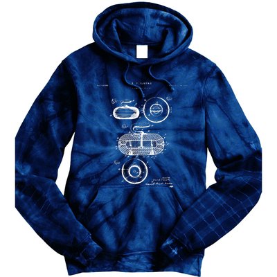 Curling Patent Stone Tie Dye Hoodie