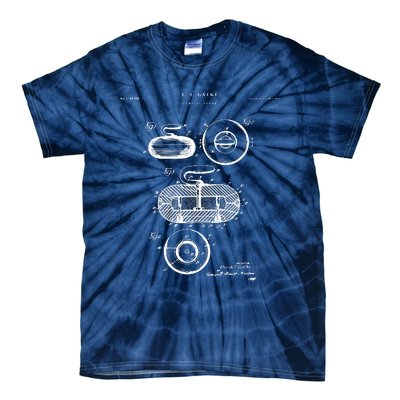 Curling Patent Stone Tie-Dye T-Shirt