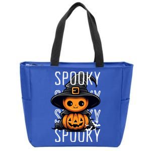 Coolest Pumpkin Spooky Awesome Halloween Teens Gift Zip Tote Bag