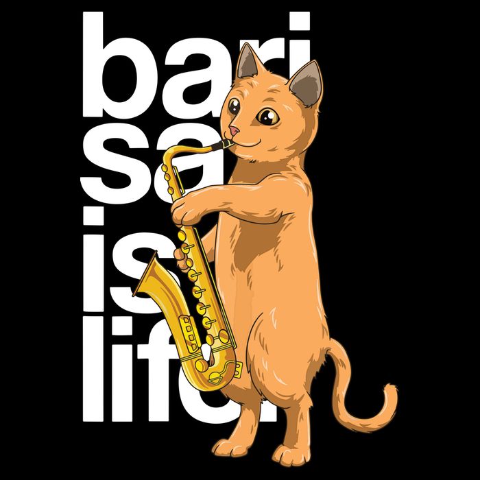Cat Playing Saxophone Cat Jazz Sax Saxophonist Cat Musician Impact Tech Backpack