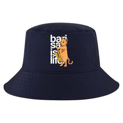Cat Playing Saxophone Cat Jazz Sax Saxophonist Cat Musician Cool Comfort Performance Bucket Hat