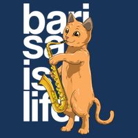 Cat Playing Saxophone Cat Jazz Sax Saxophonist Cat Musician Drawstring Bag