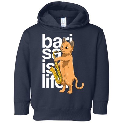 Cat Playing Saxophone Cat Jazz Sax Saxophonist Cat Musician Toddler Hoodie