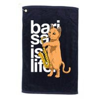 Cat Playing Saxophone Cat Jazz Sax Saxophonist Cat Musician Golf Towel