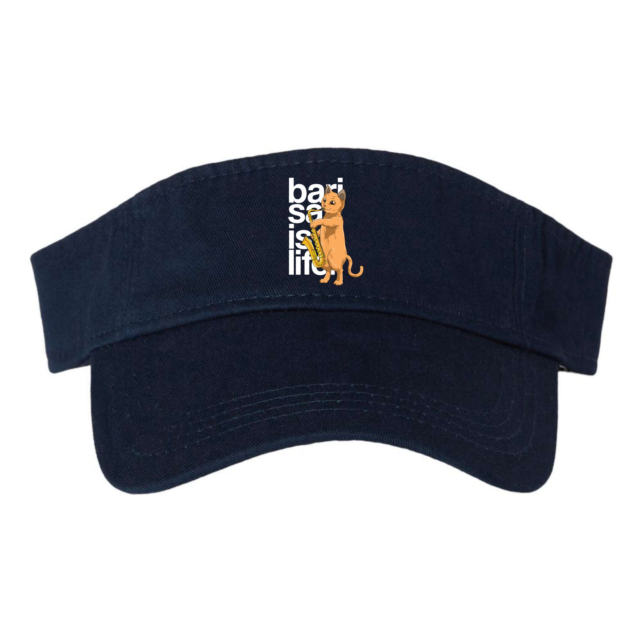 Cat Playing Saxophone Cat Jazz Sax Saxophonist Cat Musician Visor
