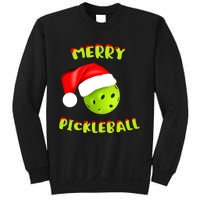 Christmas Pickleball Santa Hat Pickleball Player Winter Dink Sweatshirt