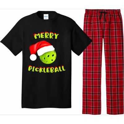 Christmas Pickleball Santa Hat Pickleball Player Winter Dink Pajama Set