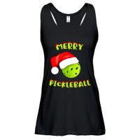 Christmas Pickleball Santa Hat Pickleball Player Winter Dink Ladies Essential Flowy Tank