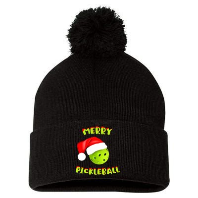 Christmas Pickleball Santa Hat Pickleball Player Winter Dink Pom Pom 12in Knit Beanie