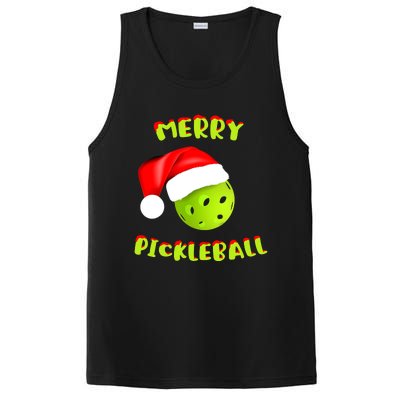 Christmas Pickleball Santa Hat Pickleball Player Winter Dink PosiCharge Competitor Tank