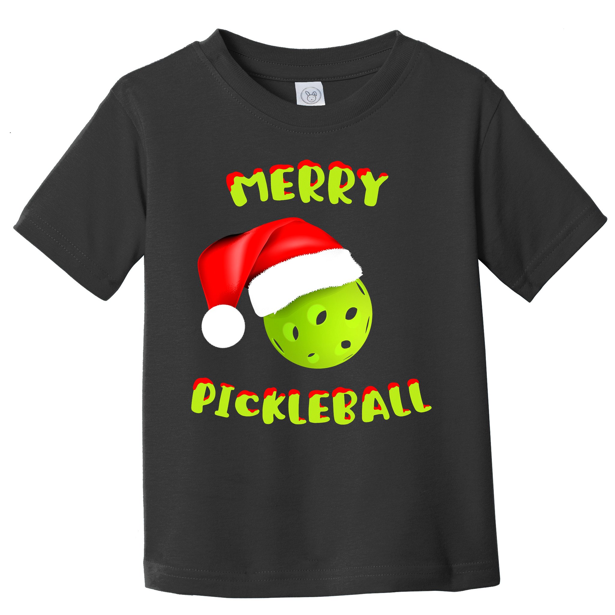 Christmas Pickleball Santa Hat Pickleball Player Winter Dink Toddler T-Shirt