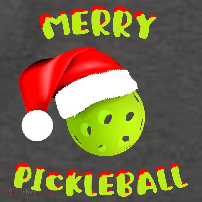 Christmas Pickleball Santa Hat Pickleball Player Winter Dink Vector Backpack