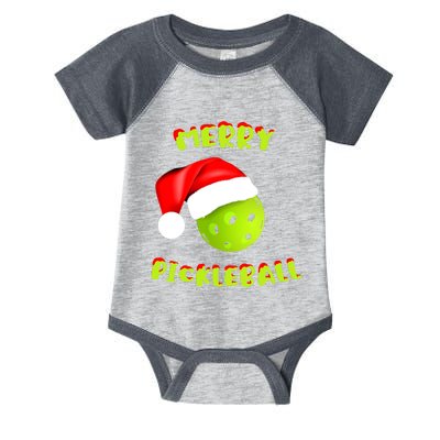 Christmas Pickleball Santa Hat Pickleball Player Winter Dink Infant Baby Jersey Bodysuit