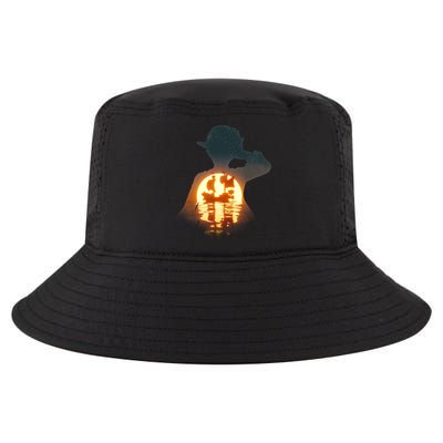 Cool Pirate Sunset Sunrise Cool Comfort Performance Bucket Hat