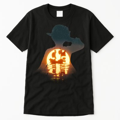Cool Pirate Sunset Sunrise Tall T-Shirt