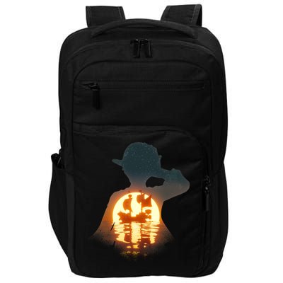 Cool Pirate Sunset Sunrise Impact Tech Backpack