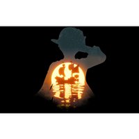 Cool Pirate Sunset Sunrise Bumper Sticker